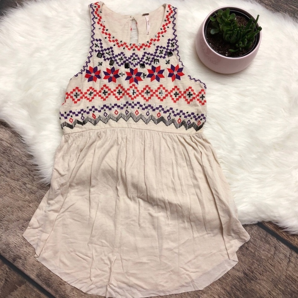 Free People Patterned Tank